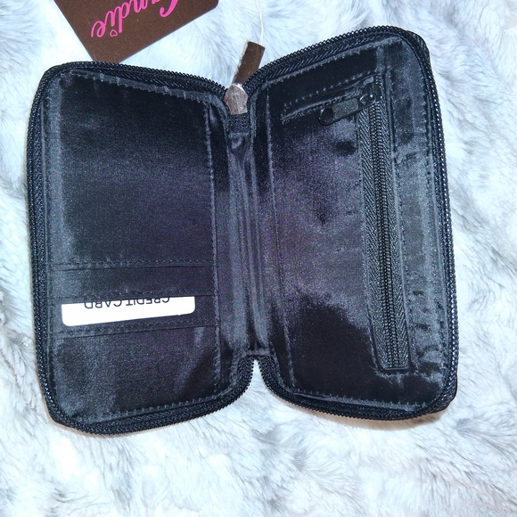 Candie's Black Croc-Embossed Wristlet - Picture 9 of 11